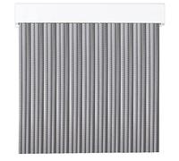 Cortina de Tiras de PVC para Exterior | Corte a Medida | Anti Insectos | PERTONI TENDE (Gris y Blanco, Alto 220cm x 100cm Ancho)
