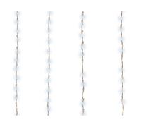 Cortina led balcon exterior blanco frio 2x1m -220 leds