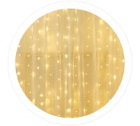Cortina led luminosa 3x2mt luz calida navidad 204605011