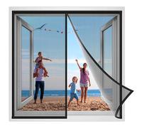 Cortina Mosquitera Magnética 200x230cm Mosquiteras a Medida Cortina Protección con Durable para Sala de Estar Balcón Negro Reforzada