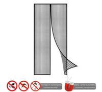 Cortina mosquitera para puertas con cierre central magnetico automatic