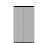 Cortina Mosquitera Puerta 90 x 190 cm Transpirables Antimosquitos, Sin Taladros, Magnético Automático, Con Velcra, Mosquitera Puerta Magnética para Pasillos Balcn Puertas, Negro