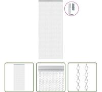 Cortina para puerta "The Living Store" hecha de cadenas, 90x212 cm, aluminio