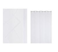 CORTINA POLIESTER 140X260X260 BORDADA ANILLAS