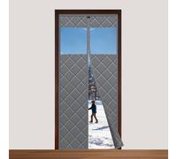 Cortina térmica magnética Sekey para puertas, 100 x 220 cm, protección contra el frío, impermeable, resistente al viento y de bajo consumo (con ventana)