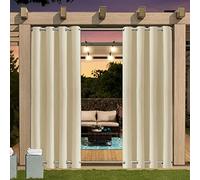Cortinas de privacidad impermeables para exteriores, con ojales, 24 colores, 1 pieza (315 x 241 cm) para balcón, jardín, patio y terraza