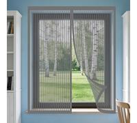 Cortinas Mosquitera Ventana 110 x 160 cm Protección Contra Mosquitos y Moscas Mosquitera Ventana Fácil de Limpiar para de Bricolaje para Caseras Oficina, Gris