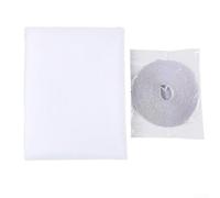 Cortinas mosquiteras de malla para uso en interiores, para ajuste de bricolaje para proporcionar protección contra insectos y ventilación en varias habitaciones (blanco, 1,5 x 2 m)