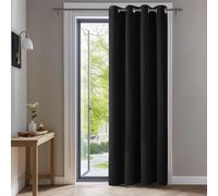 Cortinas opacas Deconovo con ojales, cortina para puerta, color , opacas, tamaño 214 cm de alto x 132 cm de ancho (paquete de 1)