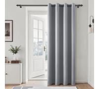 Cortinas opacas modernas - Gris claro - 140 x 210 cm