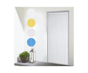 Cortinas para Interior o Exterior Anti insectos 90x210 cm de PVC con Barra de Aluminio, Anti Moscas e Insectos. Ideal para Porche, Cocina y terraza. Fácil Instalación.