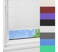 Cortinas Venecianas 40 x 200 cm Protección Solar y Privacidad Estor Enrollable Noche y Día Decoración De Muebles del Hogar para Salón, Cocina, Blanco