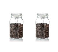 Cosecha Privada Recipiente Conservador de Alimentos Bormioli Rocco fido Transparente Vidrio (1,5 L) (6 Unidades) (Paquete de 2)