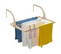COSHANO Tendedero para balcón, radiador, terraza 3 Metros de tendido, Plegable de Resina Soporte para Tender Ropa Fabricado en España (Beige)