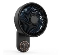 COSHANO Ventilador de Pared Spark 10" 90W | Alta Velocidad, 3 Velocidades, Cabezal Oscilante, Ahorro de Espacio para Hogar y Oficina