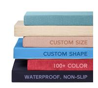 cosi-coussin Cojín de banco personalizado - Cojín de silla de exterior en espuma de alta resistencia con base antideslizante y resistente a la decoloración, impermeable y antideslizante, para