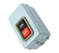 Cosiki Interruptor de Botón de Motor con Contactos Plateados Control de Encendido y Apagado Confiable para Motores Trifásicos de 3,7 KW Construcción Duradera de ABS 10 A 1 Unidad (BS230 Punto de