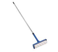 Cosiki Kit de Rodillo de Pintura, Cepillo de Rodillo de Pintura de 10 Pulgadas con Postes de Extensión de 4 Secciones, Cepillo Mural para Casa con Varilla de Empalme, Suministros de Profesional,