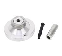 Cosiki Mini Volante de Torno de Aleación de Aluminio de 80 Mm con Manivela para 7x12 7x14 0618 CJ18A para una Fácil Operación
