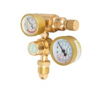 Cosiki Regulador de Gas para Soldador Válvula Medidora de Flujo de CO2 de Alta Precisión para Aplicaciones de Soldadura MIG TIG Entrada de Rosca Macho G5/8 Pulg Salida de 1/4 Pulg.