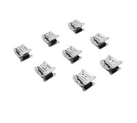 Cosiki Soportes para Patas de Mesa Plegables de Alta Resistencia, con Bisagras Autoblocantes para Banco de Trabajo y Muebles Plegables de Acero Al Carbono, 8 Uds.