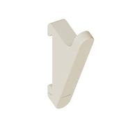 COSMIC ALIFE Pack de 2 Colgadores con Diseño Ovalado y Minimalista. Ganchos para la Guía ALIFE para Toallas, Bolsos y Abrigos. Accesorio Personalizable para Cocina y Escritorio de Color Blanco Perla
