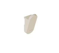 COSMIC ALIFE Pack de 2 Colgadores de Pared de Diseño Ovalado y Minimalista para Bolsos, Toallas y Abrigos. Ganchos para Pared o para la Guía Alife con Tornillería Incluida. Color Blanco Perla