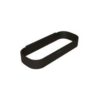 COSMIC ALIFE Toallero de Aro para Baño o Cocina de Diseño Circular y Minimalista. Colgador de Toallas para Pared o para la Guía Alife con Tornillería Incluida. Color Negro Mate