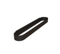 COSMIC ALIFE Toallero de Aro para Baño o Cocina de Diseño Circular y Minimalista. Colgador de Toallas para Pared o para la Guía Alife con Tornillería Incluida. Color Negro Mate