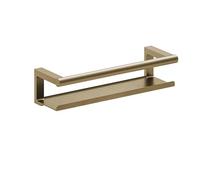 COSMIC Architect SP Jabonera de Ducha Tipo Estante de Diseño Minimalista. Estantería de Pared con Tornillería para Baño de Acero Inoxidable. Organizador Rectangular en Color Oro Cepillado