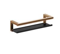 COSMIC Architect SP Jabonera de Ducha Tipo Estante de Diseño Minimalista. Estantería de Pared con Tornillería para Baño de Acero Inoxidable. Organizador Rectangular en Color Cobre Cepillado