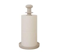 Cosmic Spin Portarrollos de Cocina con Spray Oculto Integrado, Altura Regulable para Rollos de 21 a 26 cm, Base Antideslizante y Sistema de Frenado, Dispensador de Papel 2 en 1 Color Pale Sand