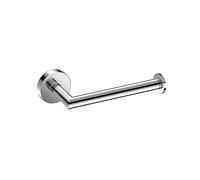 COSMIC Start Colgador de Pared Doble de Diseño Circular y Contemporáneo. Gancho para Toallas con Sujeción por Tornillos. Accesorio de Metal para el Baño Color Cromo