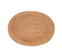 COSMOBETTY Almohadilla para Vajilla de Ratán Marrón, Resistente al Calor y Protección contra Rayones, Mantel Individual Elegante para Mesas de Comedor Naturales