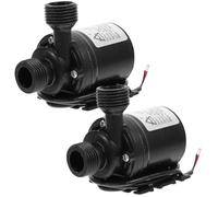 COSMOBETTY Bomba de Agua Sumergible Motor sin Escobillas de Plástico, 800l/h, bajo Consumo y Funcionamiento Estable para Fuentes y Piscinas, Paquete de 2 Piezas