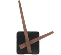 COSMOBETTY Mecanismo de Reloj Kit de Bricolaje de Pared de 10 Pulgadas Silencioso Aguja de Madera Marrón para Reemplazo, Adecuado para Sala de Estar y Biblioteca