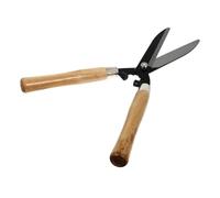 COSMOBETTY Tijeras de Podar para Jardinería Tijeras de Rama de Acero al Carbono Mango de Madera, Antideslizantes, Resistentes al Óxido, para Césped y Setos