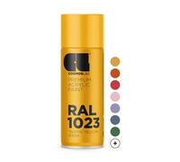 COSMOS LAC Spray Premium Acrylic Brillante Ral 400 Ml (RAL 1023 Amarillo tráfico)