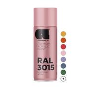 COSMOS LAC Spray Premium Acrylic Brillante Ral 400 Ml (RAL 3015 Rosa claro)