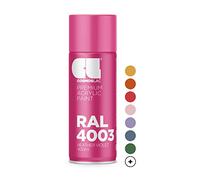 COSMOS LAC Spray Premium Acrylic Brillante Ral 400 Ml (RAL 4003 Violeta érica)