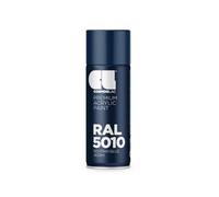 COSMOS LAC Spray Premium Acrylic Brillante Ral 400 Ml (RAL 5010 Azul genciana)