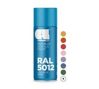 COSMOS LAC Spray Premium Acrylic Brillante Ral 400 Ml (RAL 5012 Azul luminoso)