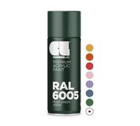COSMOS LAC Spray Premium Acrylic Brillante Ral 400 Ml (RAL 6005 Verde musgo)