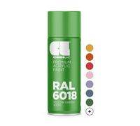 COSMOS LAC Spray Premium Acrylic Brillante Ral 400 Ml (RAL 6018 Verde amarillento)