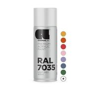 COSMOS LAC Spray Premium Acrylic Brillante Ral 400 Ml (RAL 7035 Gris luminoso)
