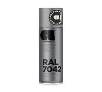 COSMOS LAC Spray Premium Acrylic Brillante Ral 400 Ml (RAL 7042 Gris tráfico A)