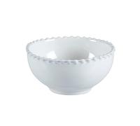 Costa Nova cuenco para sopa y cereales Pearl: pieza de vajilla de gres fino y esmalte brillante, apta para lavavajillas, microondas, horno y congelador, apilable, acabada a mano, Ø 16,5 cm