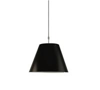 Costanza Up/Down Lámpara Colgante Aluminio M. Negro Pantalla