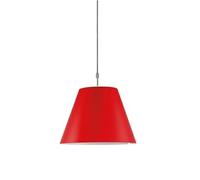 Costanza Up/Down Lámpara Colgante Aluminio M. Pantalla Rojo