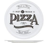 Cosy & Trendy 4562420 hot-fresh Pizza plato, cerámica, Blanco, 30 cm